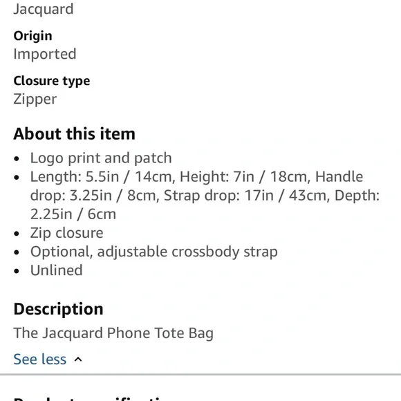 - Marc Jacobs Black Tote Bag ‼️NEW - Picture 11 of 16